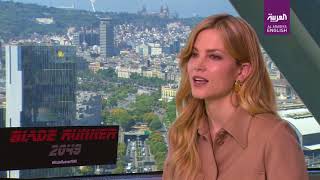 Sylvia Hoeks talks Harrison Ford and Ryan Gosling on the set of Blade Runner 2049 [upl. by Llerihs]