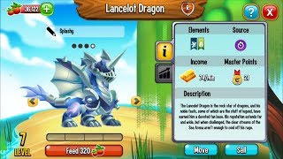 Dragon City Animation of Lancelot Dragon Kyuubi Dragon Obsidian Dragon [upl. by Euqinor812]