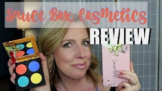 SAUCEBOX COSMETICS REVIEW [upl. by Christmann664]