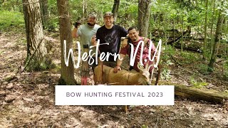 3D Archery at Western NY Bowhunting Festival 2023 [upl. by Dupuis]