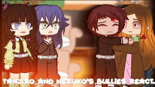 °•Tanjiro and Nezukos Bullies React To Them No ships  𝑪𝒐𝒇𝒇𝒆𝒆 𝑴𝒊𝒍𝒌𝒕𝒆𝒂シ︎ •° [upl. by Maillij98]