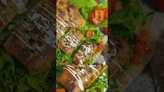 Gigantische CHIMICHANGA  🥰🥰 bestes Fingerfood vegan food diy shorts [upl. by Garling]