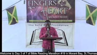 Welcome back to Day 3 of 7 Bible Marathon 19 Morant Bay St Thomas Sept 1521 2024 [upl. by Ailaro]