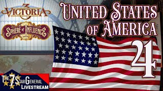 United States of America  Victoria 3 Sphere of Influence  Manifest Destined Greatness Livestream 4 [upl. by Arymat720]