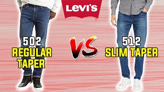 Levis 510 VS 512 REVIEW Skinny Fit VS Slim Taper Jeans for Men The Difference 2020 [upl. by Mona]