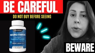 NeuroThrive Consumer Reports  NeuroThrive Scam or Real  NeuroThrive Capsules Reviews 2024 [upl. by Levon]