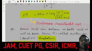 Protein Lecture2  Isoelectronic point  Henderson Hasselbalch equation  Question on pH and pKa [upl. by Mikah]