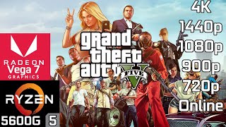 GTA V  Ryzen 5 5600G Vega 7 amp 16GB RAM [upl. by Assirhc]