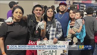 East Bakersfield boxer Andrew Lopez keeps perfect record alive with sixth consecutive win [upl. by Addiel]