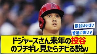 【怖谷】ドジャースさん来年の投谷のブチギレ見たらチビる説ｗ【5chまとめ】 [upl. by Max126]