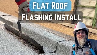 Flat Roof Mastery StepbyStep Guide to Cap Sheet Flashing Installation [upl. by Pazit761]