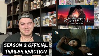 ROSWELL NEW MEXICO  SEASON 2 TRAILER REACTION [upl. by Masha]