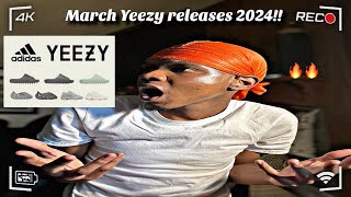 March yeezy releases 2024 [upl. by Noremak537]