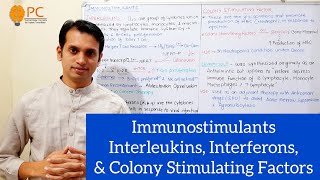 Immunostimulants Pharmacology Part 3 Interleukins and Interferons [upl. by Azilem]