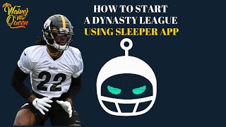 How to start a Dynasty League using Sleeper App [upl. by Largent]