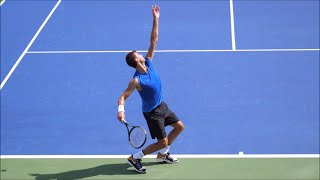 ATP Tennis Serve Slow Motion Compilation 2020  Federer  Nadal  Sampras [upl. by Einattirb]