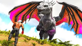 Taming An Absolute MONSTROSITY of a Dragon  ARK MEGA Modded 30 [upl. by Airetak130]