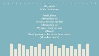 Jidenna  Bambi lyrics [upl. by Standice558]