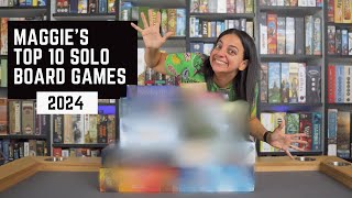 Top 10 Solo Board Games of All Time  Updated Ranking 2024 Amy tries them all [upl. by Mareld78]