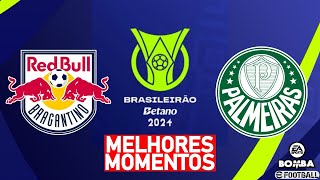 Bragantino x Palmeiras MELHORES MOMENTOS 05102024  BRASILEIRÃO 2024 eFootball [upl. by Tristan81]