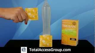 Trojan Twisted Pleasure Condoms Review by Total Access Group [upl. by Eciruam]