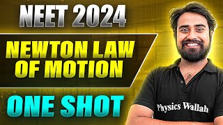 NEWTON LAW OF MOTION in 1 Shot FULL CHAPTER COVERAGE ConceptsPYQs  Prachand NEET 2024 [upl. by Ynnor]