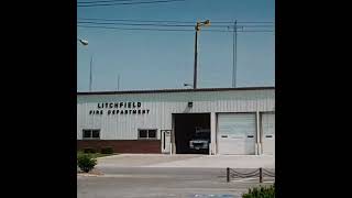 Litchfield Illinois old thunderbolt 1003 fire siren by Bill Friedrich again [upl. by Assela]