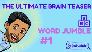 Word Jumble 1  Test Your WordSolving Skills [upl. by Aititil]