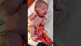 Babbling Vs First Cry of Cute Newborn Baby [upl. by Suzetta681]