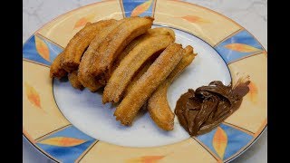 Churros Selber Machen  Brandteiggebäck mit Zimtzucker [upl. by Ardath969]