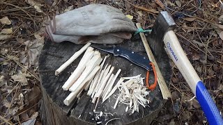 Scouting America How to Use Woods Tools to Prepare Kindling and Tinder [upl. by Nel]