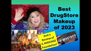 BEST DRUGSTORE MAKEUP of 2023 amp Review of IL MAKIAGE Foundation [upl. by Hgierb]