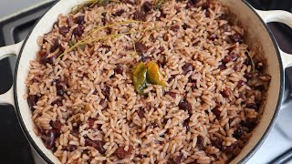 How To Make Jamaican Style Rice amp PeasRice and BeansTHE RAINA’S KITCHEN [upl. by Durstin]