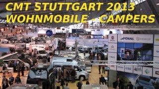 CMT Messe Stuttgart  Neue Wohnmobile  New campers [upl. by Nerti64]