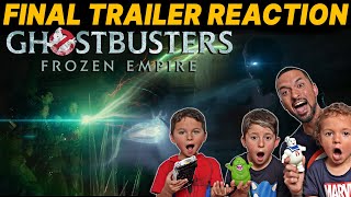 Ghostbusters Frozen Empire FINAL TRAILER REACTION  Paul Rudd  Bill Murray  Dan Aykroyd [upl. by Ardeed]