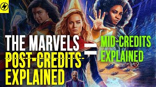 The Marvels PostCredits Explained  MIDCREDITS EXPLAINED [upl. by Alysia]