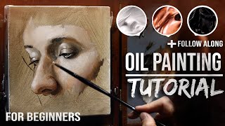 REALISTIC OIL PAINTING PORTRAIT TECHNIQUE  ROXANNE by Isabelle Richard [upl. by Bradleigh]