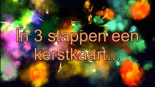 In 3 stappen een aquarel kerstkaart [upl. by Velda]