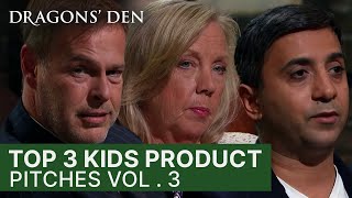 Top 3 Innovative Kids Products  Vol 4  Dragons Den [upl. by Aeet]