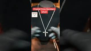 Cross Heart Diamond Fashion Necklace LIVEhighlights TikTokLIVE LIVE crystals necklace gift [upl. by Aihsoek771]