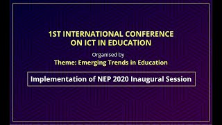 ICT Conference 1st International Conference on ICT in Education [upl. by Hoy]