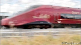 Frecciarossa VS Italo NTV  high speed alta velocita 250 kmh [upl. by Ahron]