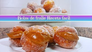 Bolas de fraile FACILES berlinesas DELICIOSAS [upl. by Gies353]