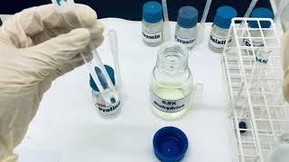 Experiment 10 Amino acids and proteins  Ninhydrin test [upl. by Nellaf]