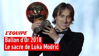 Ballon dOr 2018  Le sacre de Luka Modrić [upl. by Treat]