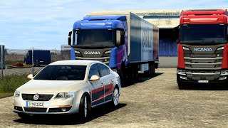 AM TRAS IN PARCARE LÂNGĂ TIRURIEuro Truck Simulator 2 [upl. by Gnolb124]