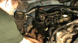 part 6 Vortec 57 350 head gasket water pump amp timing chain replacement Chevy GMC [upl. by Pooh889]