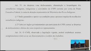 1ª Reunião Ordinária Conselho Nacional de Política Indigenista  17042023 [upl. by Thesda]