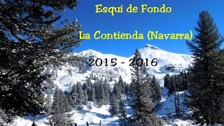 Esquí de Fondo  La Contienda 2016 [upl. by Aihtekal]