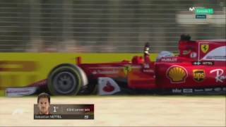 Team radio winning Australian GP Ferrari 2017 Vettel speak italian Subtitles [upl. by Alinna]